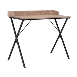 [KCWF2024082612-OAK] Kenneth Cole Luka Cafe Desk / Side Serving Table, Oak