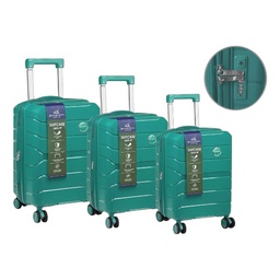 [078-1436834] Royal County of Berkshire 3pc Luggage Set, Navy