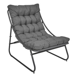 [KCWF2024082624-GY] Kenneth Cole Wynwood Casual Patio Chair, Dark Grey