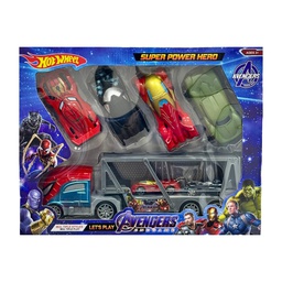 [CDTY-FCTC-01723 / DMMKV494923] Duramade Double Deck Flatbed Truck with Racing Cars