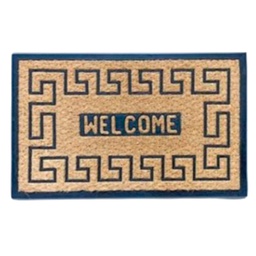 [HHHD-FLMT-01092 / RH3337] Classy Homes Coco Rubber Non-Brushed Panama Mat 18 x 30 In., 8mm Thick