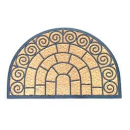 [HHHD-FLMT-01096 / RH3341] Classy Homes Coco Rubber Non-Brushed Panama Mat 18 x 30 In., 8mm Thick