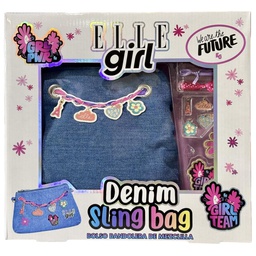 [ETK2025021705] Elle Girl Denim Sling Bag