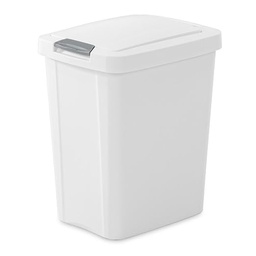 [10438004] Sterilite TouchTop Wastebasket 7.5 Gal. White