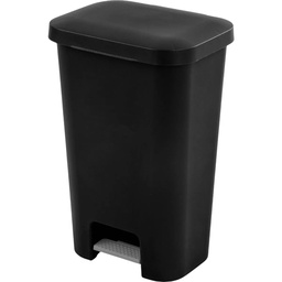 [10699004] Sterilite StepOn Wastebasket 11.9 Gal. Black