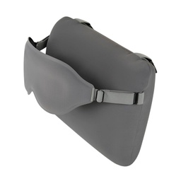 [N34-PL01-GRY] Nautica Travel Pillow Memory Foam 28x20cm, Grey