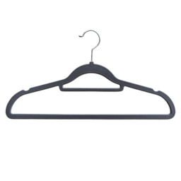 [N38-101-GRY] Nautica Velvet Hangers 10-pack, Grey