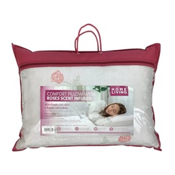 [730-1446834] Home Living Rose Bamboo Memory Foam Pillow 50x70cm, Pink
