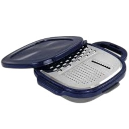 [129998.03] Oster BlueMarine 3 Piece Set - Flat Grater with Container &amp; Lid, Navy
