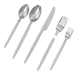 [143835.48] Gibson Home Edzelle 48 Piece Flatware Set with Plastic Cutlery Tray
