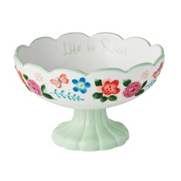 [PW64968818146DL] The Pioneer Woman Painted Meadow Candy Dish 6.4 x 4 In. Decorated Stoneware
