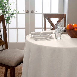[TC-511-70RD-CASHM] Home Details Waterproof Tablecloth Round 70 In. Cashmere