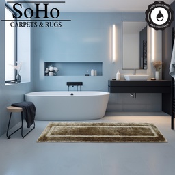 [TY-SOFT-50X80BGE] SoHo Carpets Bath Mat 50x80cm Beige