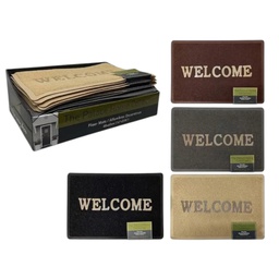 [700-1400180A] Palace Home Collection Door Mat, Beige/ Brown/ Black/ Grey
