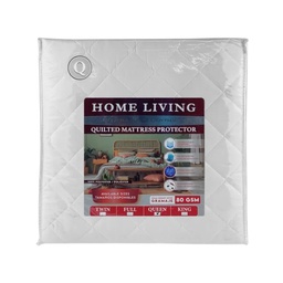 [720-1434233] Home Living Quilted Mattress Pad, White