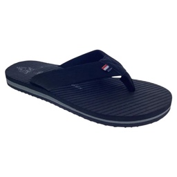 [590-1455649] Royal County of Berkshire Men's Flip-Flops, Black