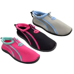 [539-1448602] Randers Ladies' Water Shoes, Pink/ Gray/ Black