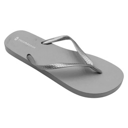 [513-1459363GY] Freebeach Ladies Slippers 35-40 Gray/ Silver