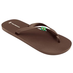 [514-1466383] Freebeach Mens Slippers 37-44 Brown