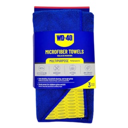 [L40122] WD-40 Microfiber Towels 300g, 14x14 In. 3-pack