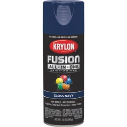 [K02714007] ^Krylon Fusion All-In-One Gloss Spray Paint &amp; Primer, Navy
