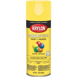 [K05541007] ****Krylon ColorMaxx 12 Oz. Gloss Spray Paint, Sun Yellow