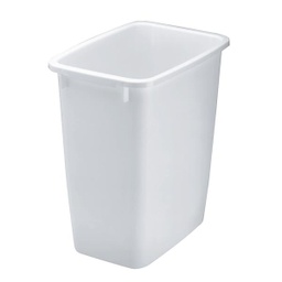 [7981921 / 10478006  / 10528006  / FG280500WHT] Sterilite Wastebasket Rectangular 5.5 Gal., White