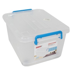 [DMSB2445/ZY-132 / DMSB2445 / HHSO-SRRK-01023] Duramade Plastic Storage Tote With Wheels 9.5x18x10 In., White