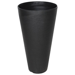 [RH9953B/ZY-132 / HHGD-FWPT-01011] Royal Homes Flowerpot 13.5 x 23 In., Black