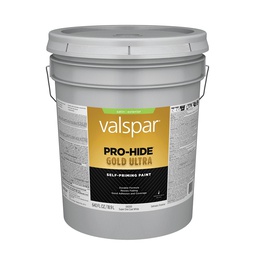[028.0066000.008] ****Valspar Pro-Hide Gold Ultra Latex Satin Exterior House Paint, Super One-Coat White, 5 Gal.