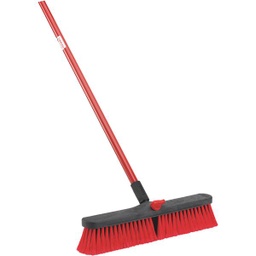 [804] Libman Steel Handle Multi-Surface Medium Sweep Push Broom 18 In. W. x 64 In. L.