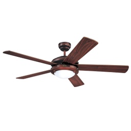 [72384] Westinghouse Comet Ceiling Fan 52 In. Rustic Bronze (C.F.M - 5098)