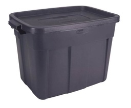 [RMRT180000  / RMRT180006 / 6247522] Rubbermaid Roughneck Storage Tote 18 Gallon, Dark Indigo