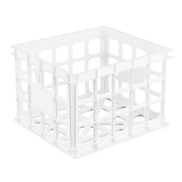 [16940806  / 16928006 / 8028573] Sterilite Storage Crate 13.75 x 10.5 x 15.25 In., White