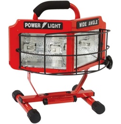 [L5200] ****Designers Edge Power Light Halogen H-Stand Portable Work Light 8000 Lm.