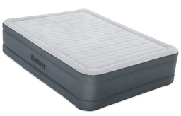 [69076] Bestway Fortech Queen Airbed Snugable Top Built-in AC Pump 80in x 60in x 18in