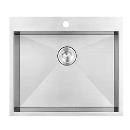 [980040 RH952004 RHUKSC15796] Royal Homes Topmount Kitchen Sink Combo 32 x 20 x 10 In.