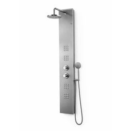 [ST - G 03 / RHSSST-G03] Royal Homes Shower Head Panel - 304 Stainless Steel with Led Temperature Display 150x22cm Yellow/Bronze