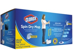 [626000] Clorox Deluxe Spin Mop &amp; Bucket