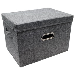 [RHHX14-50/ZY-132 / HHSO-SRRK-01011] Royal Homes Storage Box 19.5x14x12 In. Linen Design