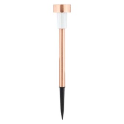 [ESL-60-1(24)] ****Outdoor Expressions 2.10 Lumens Metal Mini Solar Path Light, Copper