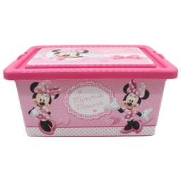 [4454] ****Disney Kids Storage Container 7L Minnie Dots &amp; Bows