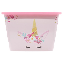 [9826] ****Disney Kids Storage Click Box 23L Unicorns
