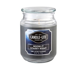 [3297066] ****Candle-Lite Everyday 18 Oz Glass Jar Candle - Moonlit Starry Night