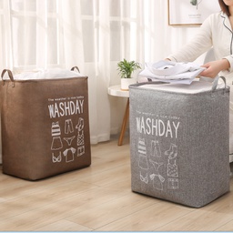 [RHHX3-36/ZY-132/ HHSO-LNBK-01023] Royal Homes Laundry Basket 50x40x50cm