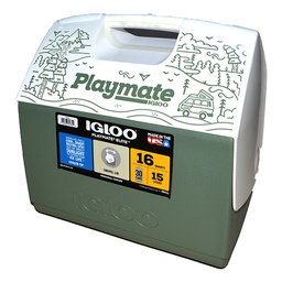 [32784] ^Igloo Playmate Elite Hardside Lunch Cooler 16 Qt. Green