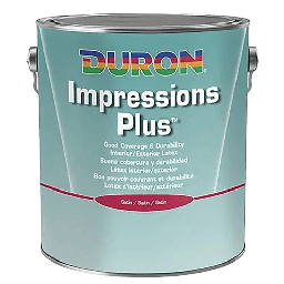 [DU20W1051-16] Duron Impressions Plus Int/ Ext Satin White Base 1 Gal
