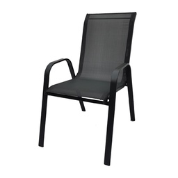 [WMTC-012 RHOSC25226] Mobel Outdoor Sling Chair, Black