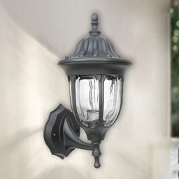[D6130W-BK / 6130W-NE RHOWL24822] Royal Homes Outdoor Wall Light E27 60W, Black