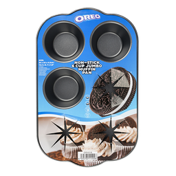 [OR1018] ****Oreo 6-cup Jumbo Muffin Pan 34x22x4.5cm